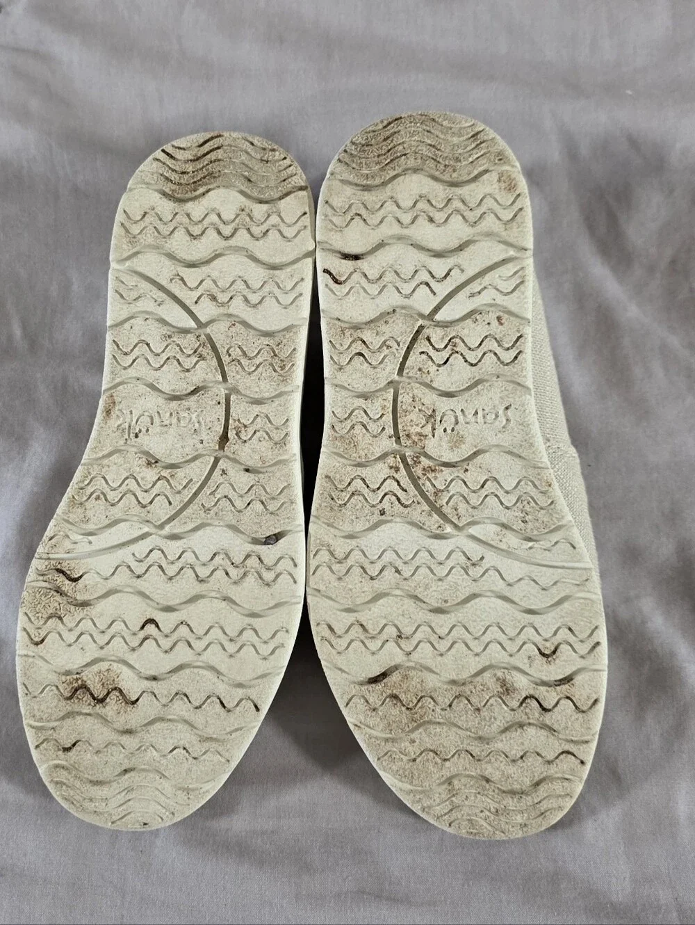 Sanuk Kids Lil Sidewalk Surfer Lite in Nautral size 2